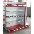 High Quality Display Gondola Shelves with Light Box for Cosmetics